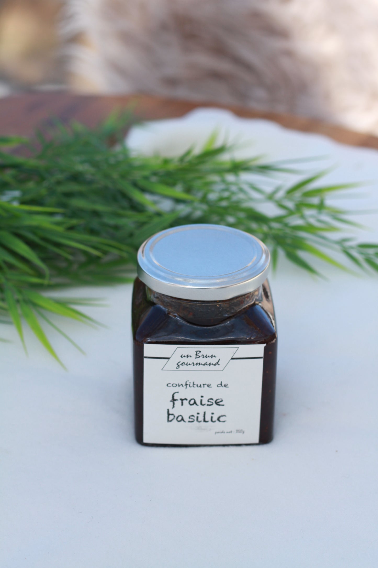 Confiture Fraise Basilic
