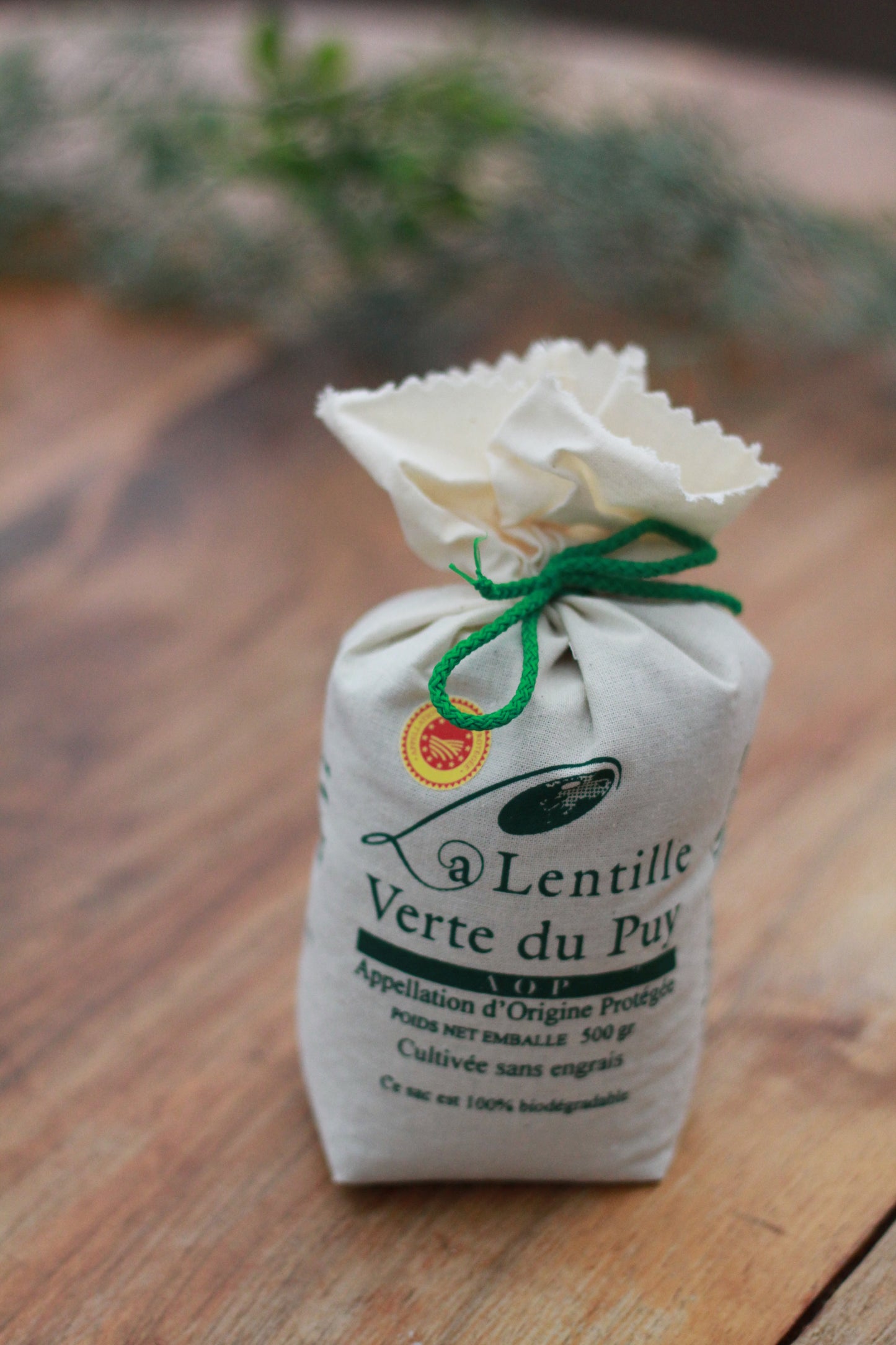 Lentilles du Puy Toile