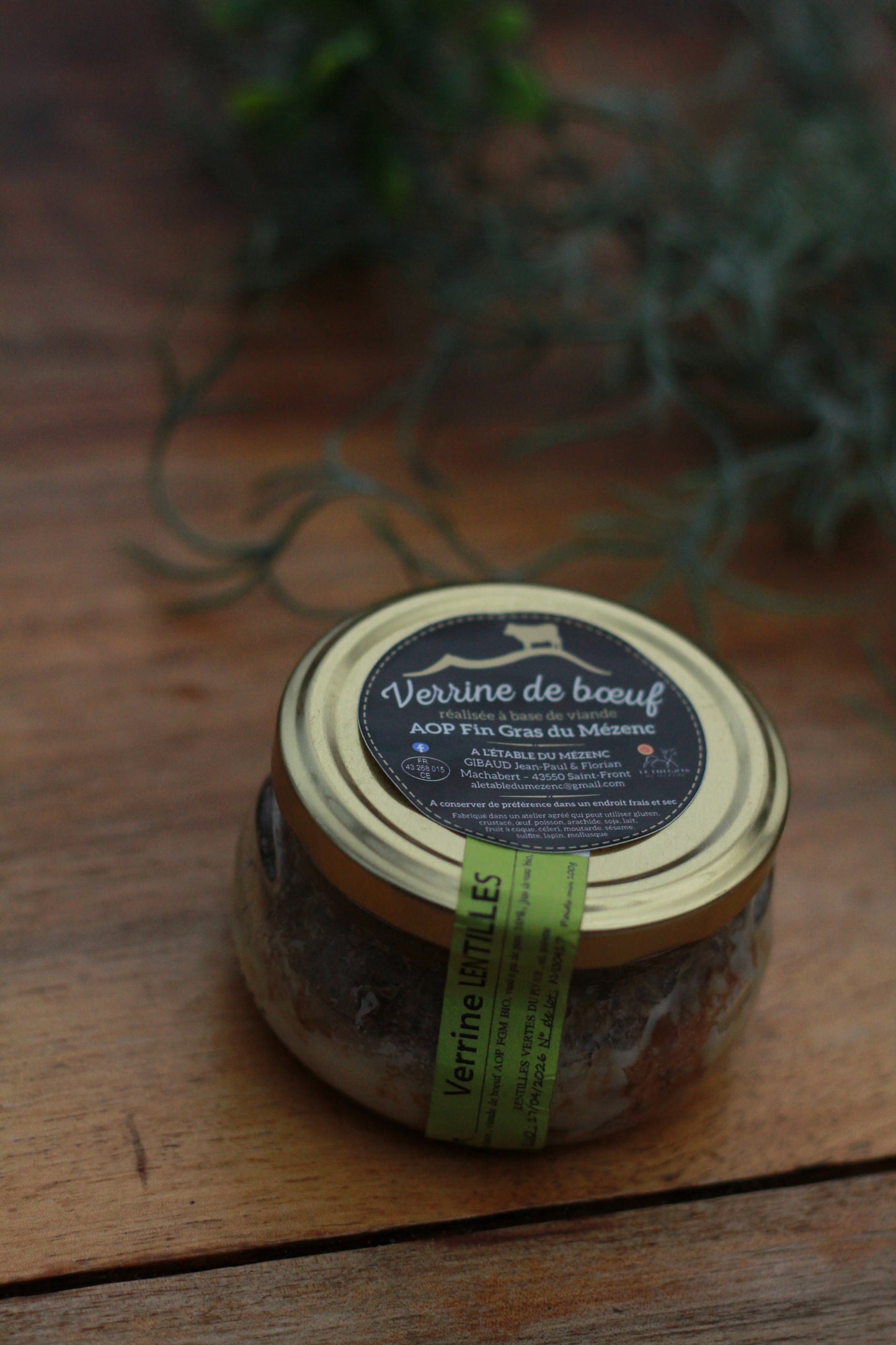 Verrine de Boeuf aux Lentilles