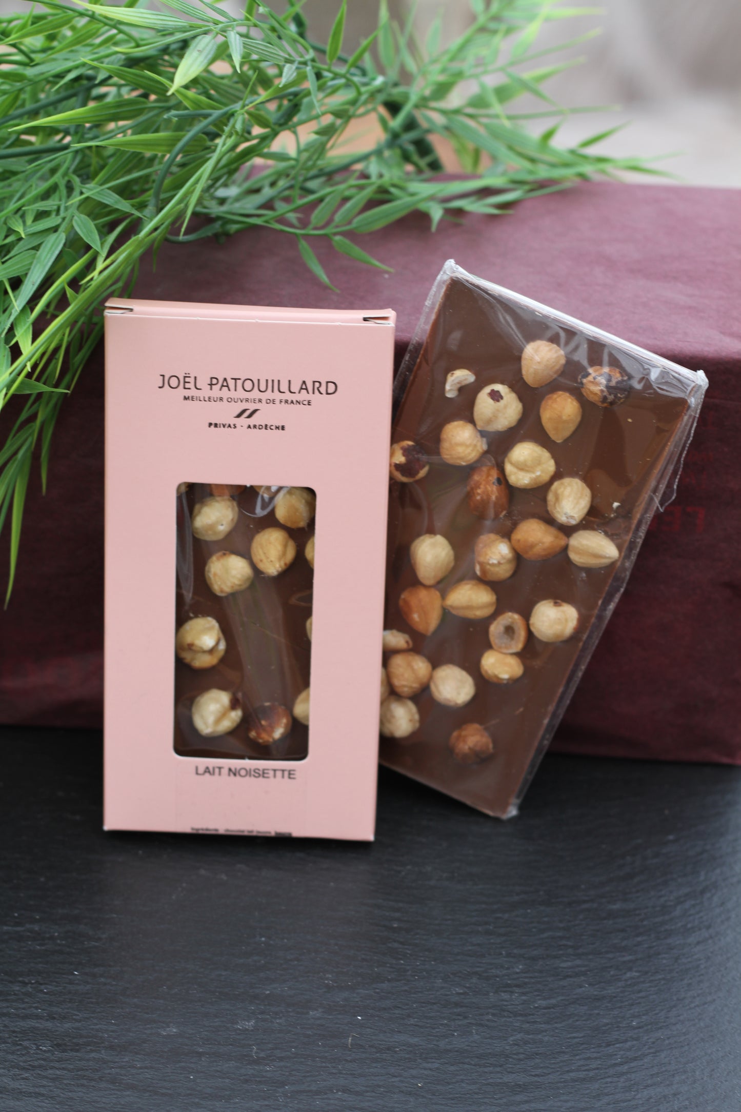 Tablette de Chocolat au Lait Noisette Joël Patrouillard