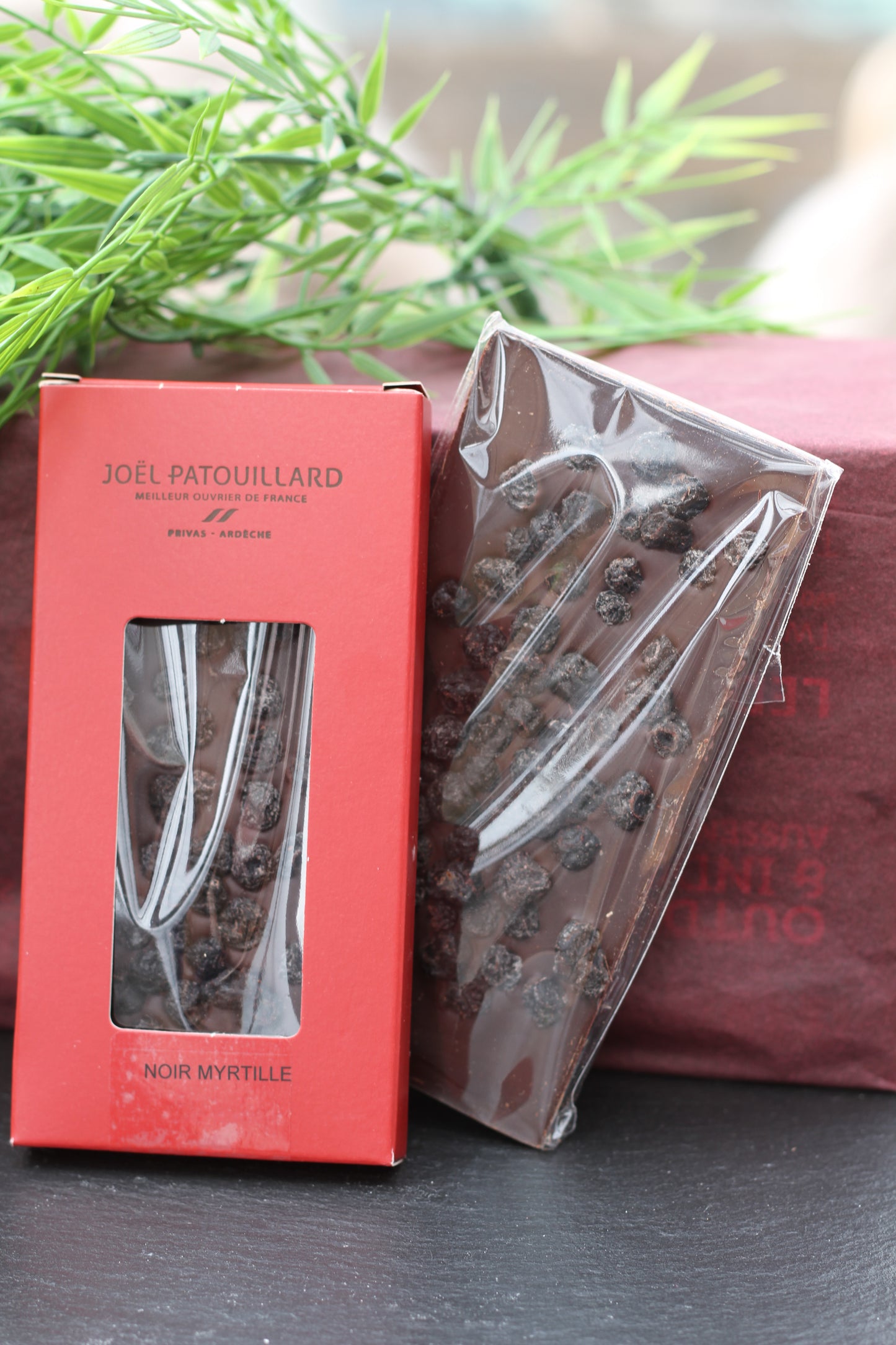 Tablette de Chocolat Noir Myrtille Joël Patouillard