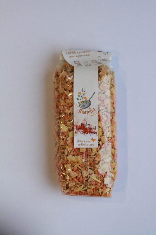 BIOMILIA - Dahl de lentilles Corail, Patate Douce